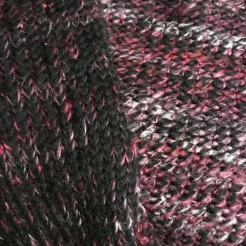 Hilco Strickstoff Cortina pink schwarz